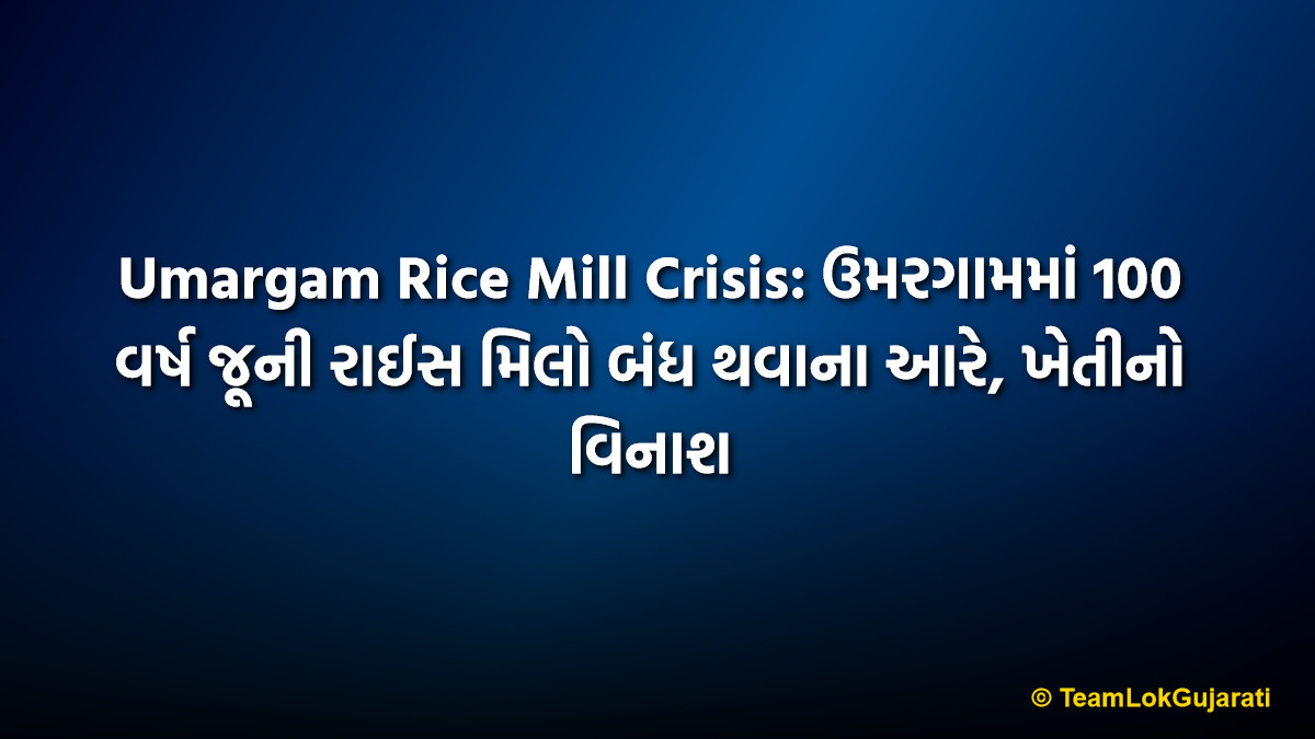 Umargam Rice Mill Crisis: ઉમરગામમાં 100 વર્ષ જૂની રાઈસ મિલો બંધ થવાના આરે, ખેતીનો વિનાશ