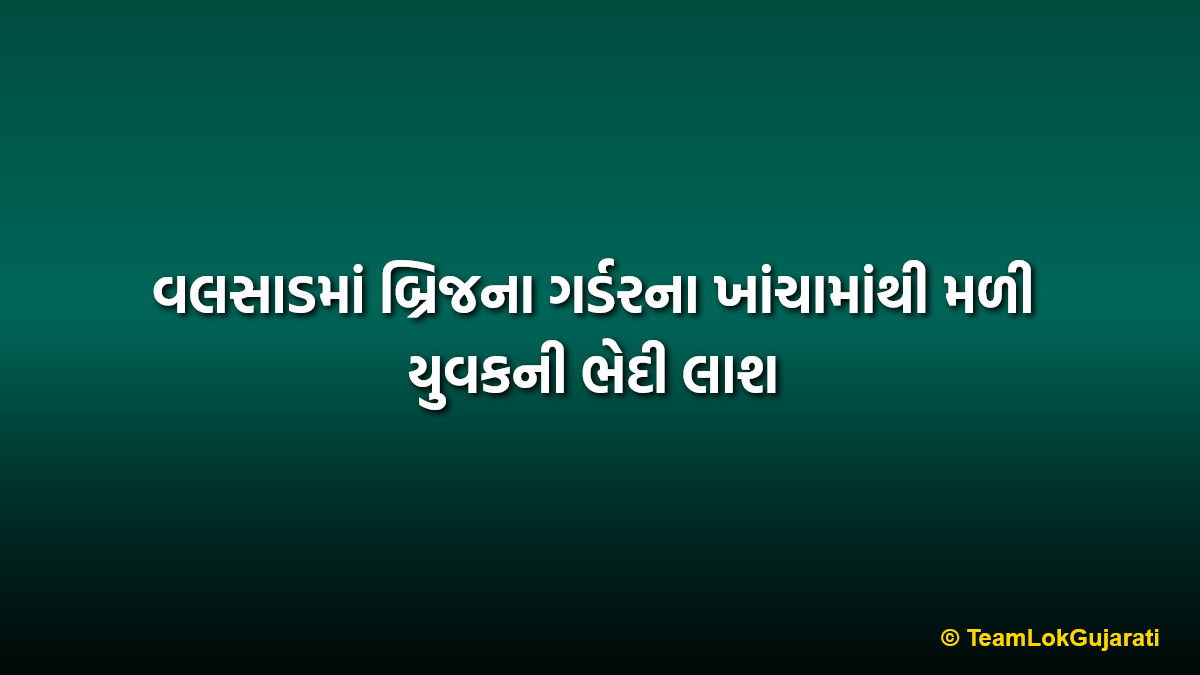 વલસાડમાં બ્રિજના ગર્ડરના ખાંચામાંથી મળી યુવકની ભેદી લાશ | Mystery Body Found in Bridge Girder Valsad