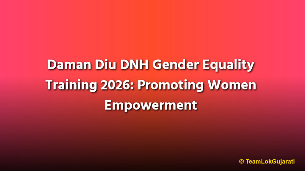 Daman Diu DNH Gender Equality Training 2026: Promoting Women Empowerment