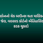 વાહન લોનનો ચેક બાઉન્સ થતા માલિકને એક વર્ષની જેલ, વલસાડ કોર્ટનો ઐતિહાસિક અને કડક ચુકાદો | Valsad Court Sentences Man To One Year Jail For Check Bounce Case