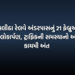વાપી બલીઠા રેલવે અંડરપાસનું 21 ફેબ્રુઆરીએ ભવ્ય લોકાર્પણ, ટ્રાફિકની સમસ્યાનો આવશે કાયમી અંત | Vapi Balitha Railway Underpass To Open On 21 February
